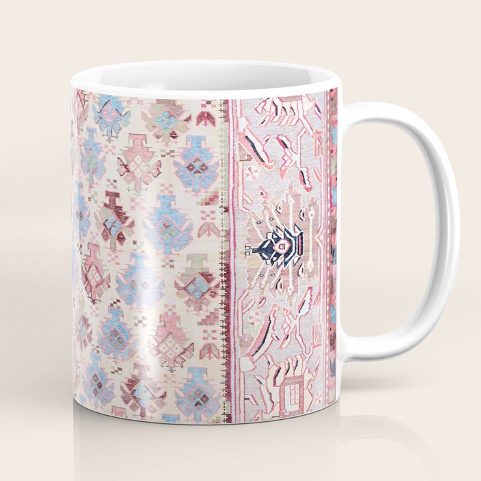 North Indian Dhurrie Kilim Print Coffee Mug Gallery Image 1