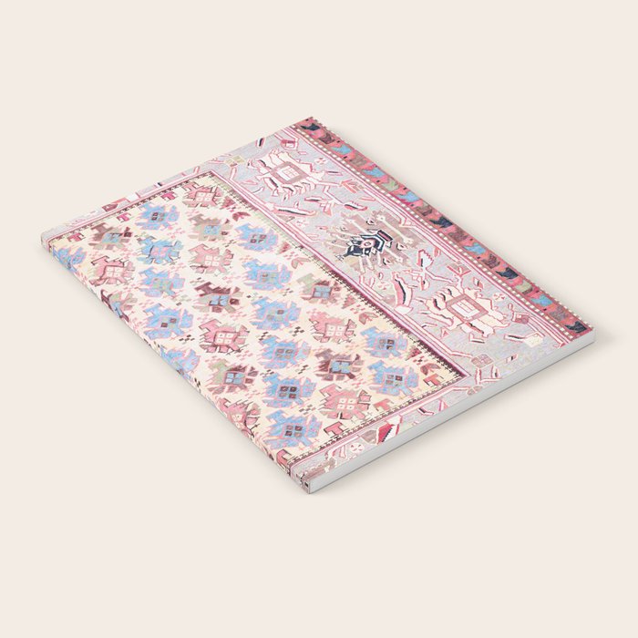 North Indian Dhurrie Kilim Print Notebook Gallery Image 1