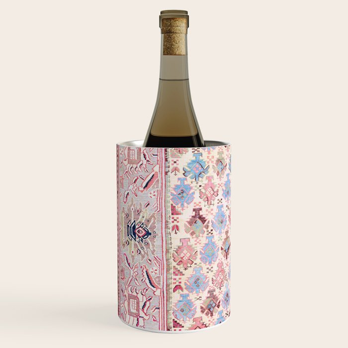 North Indian Dhurrie Kilim Print Wine Chiller Gallery Image 2