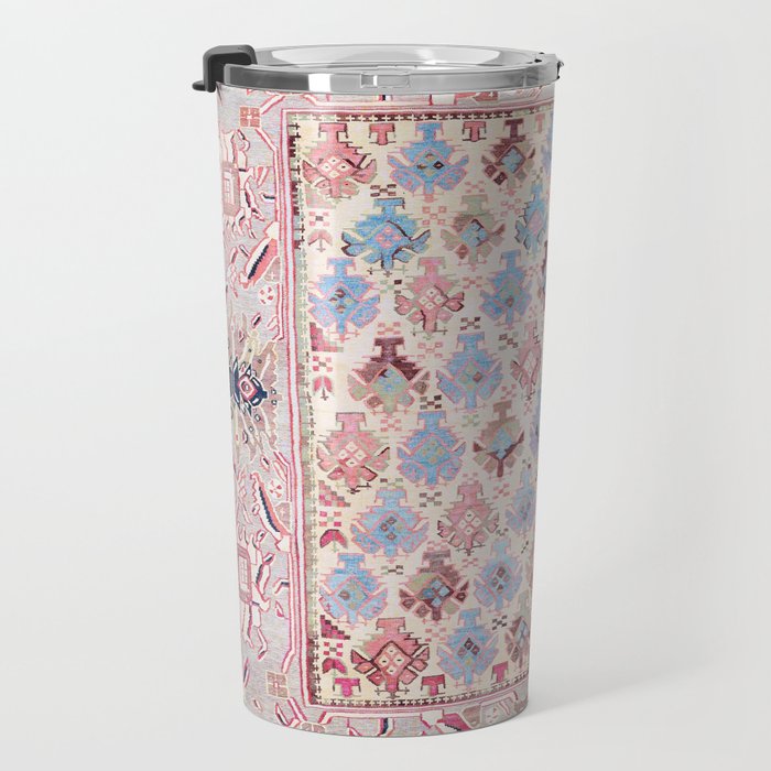 North Indian Dhurrie Kilim Print Travel Mug Gallery Image 3