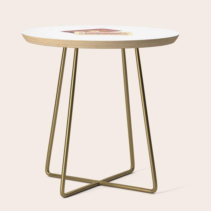 le dip washington dc matchbook print Side Table Gallery Image 1