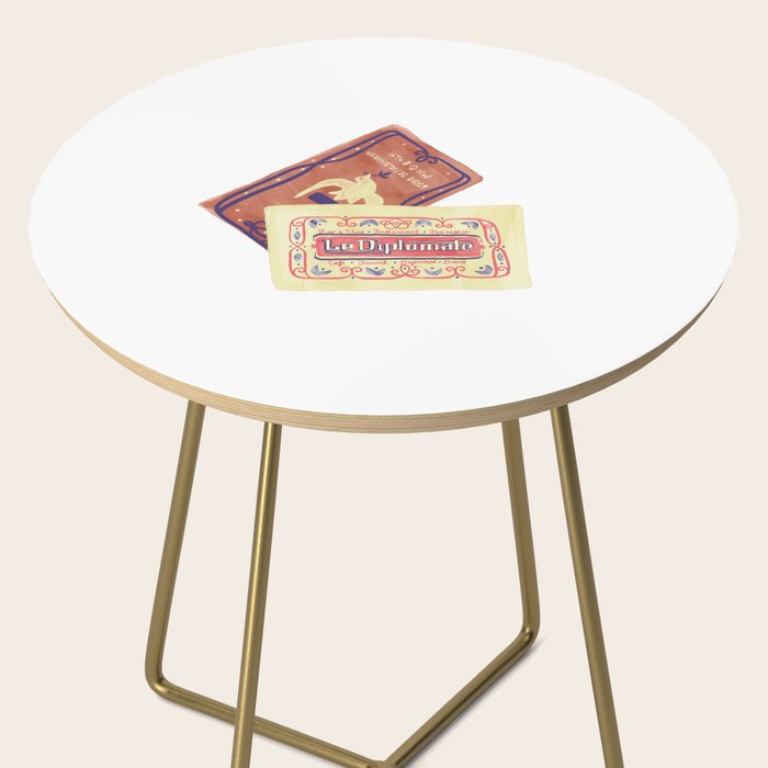 le dip washington dc matchbook print Side Table Gallery Image 2