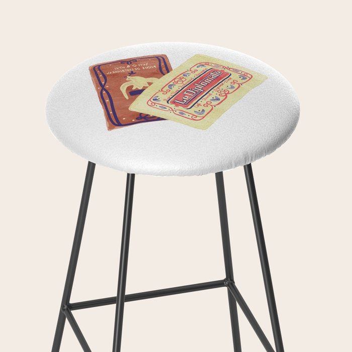 le dip washington dc matchbook print Stool Gallery Image 2