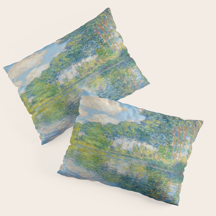 Claude Monet - Poplars on the Epte (1891) Pillow Sham Gallery Image 3