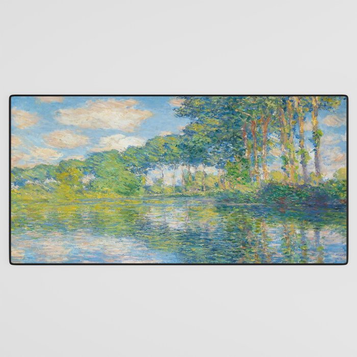Claude Monet - Poplars on the Epte (1891) Desk Mat Gallery Image 3
