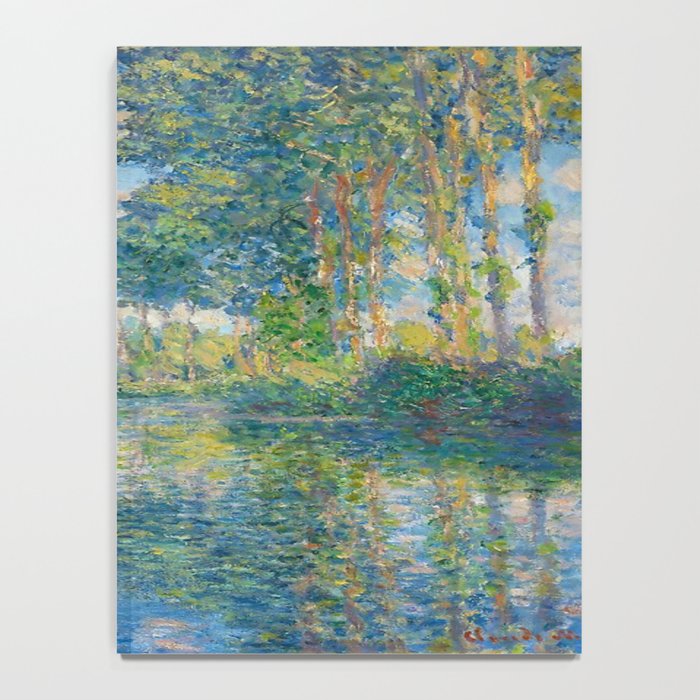 Claude Monet - Poplars on the Epte (1891) Notebook Gallery Image 4