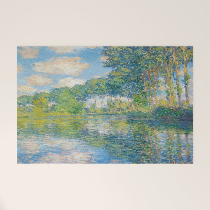 Claude Monet - Poplars on the Epte (1891) Welcome Mat Gallery Image 1