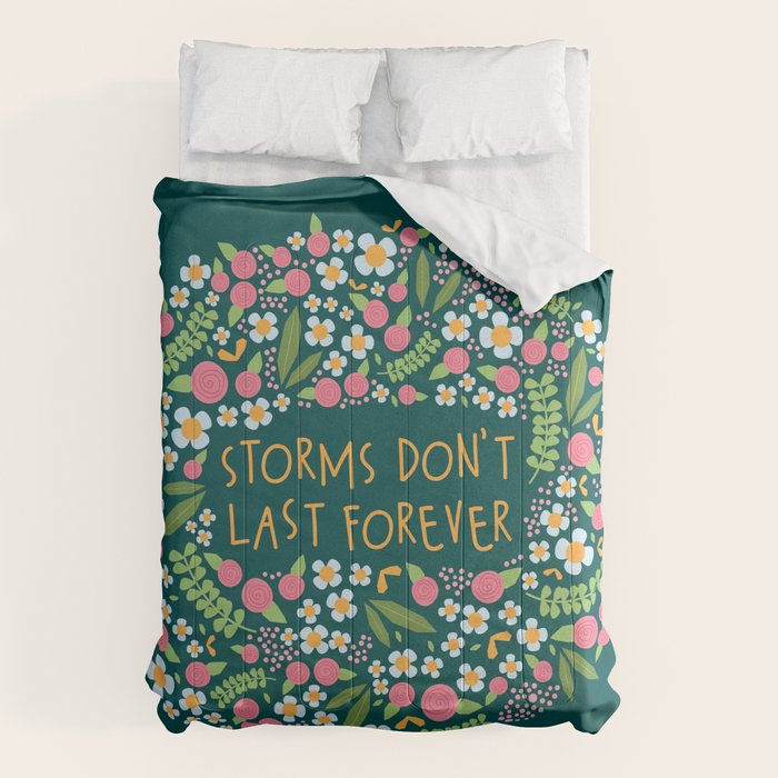 Storms don't last forever Comforter Gallery Image 6