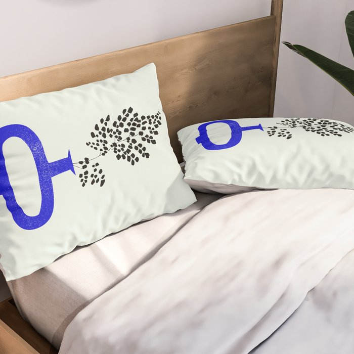 The Blue Vase 02 Pillow Sham Gallery Image 2