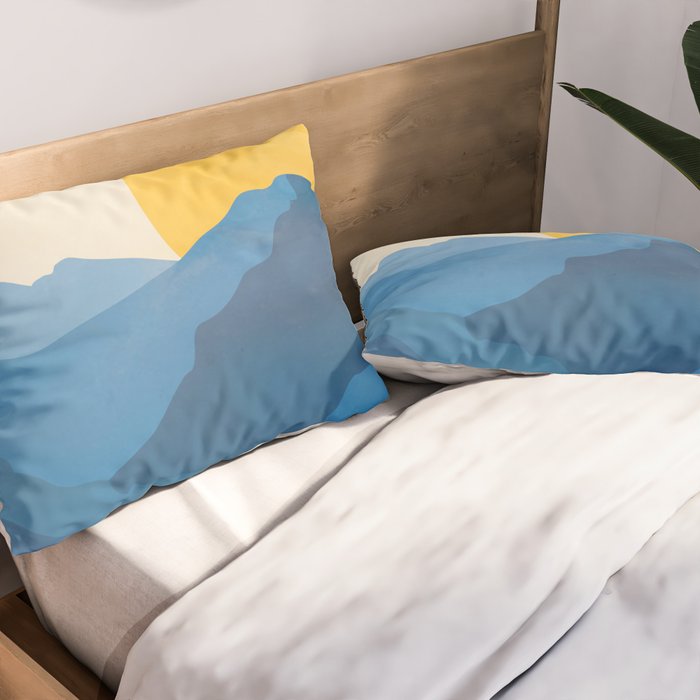 Minimalistic Landscape 10   Pillow Sham Gallery Image 2