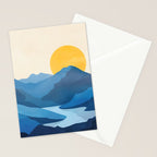 Minimalistic Landscape 10   Stationery Card Gallery Image 2