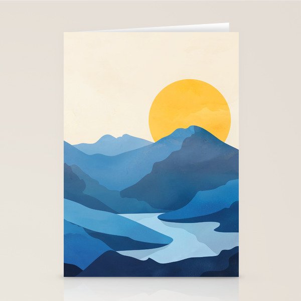 Minimalistic Landscape 10   Stationery Card Gallery Image 2