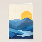 Minimalistic Landscape 10   Stationery Card Gallery Image 2