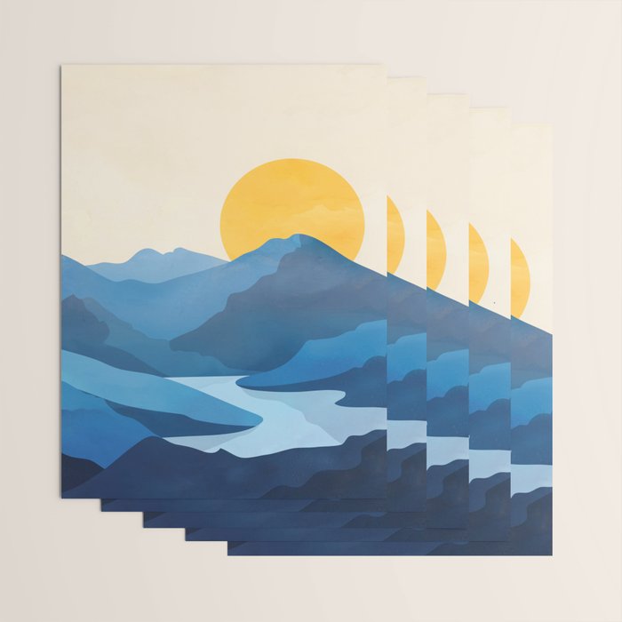 Minimalistic Landscape 10   Wrapping Paper Gallery Image 3