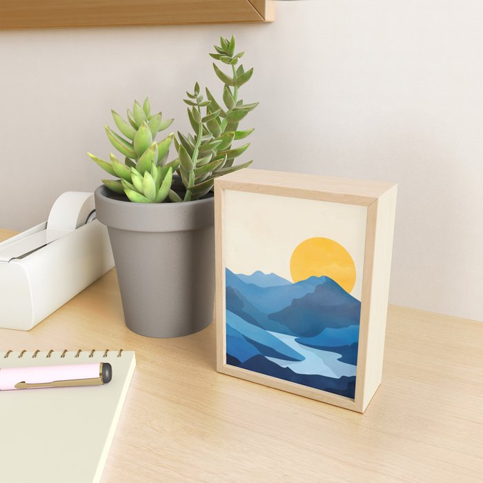 Minimalistic Landscape 10   Mini Art Print Gallery Image 2