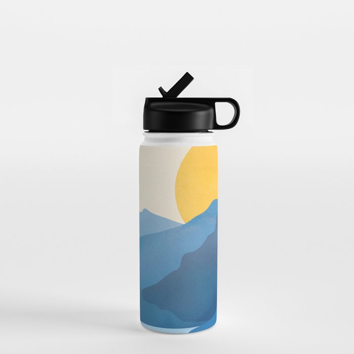 Minimalistic Landscape 10   Water Bottle Gallery Image 1