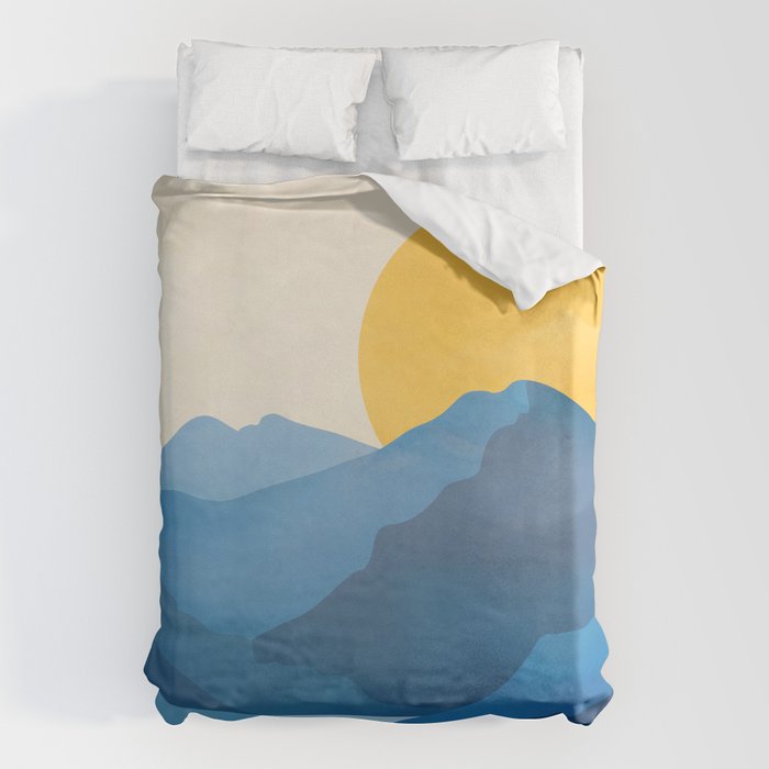 Minimalistic Landscape 10   Duvet Cover Gallery Image 6