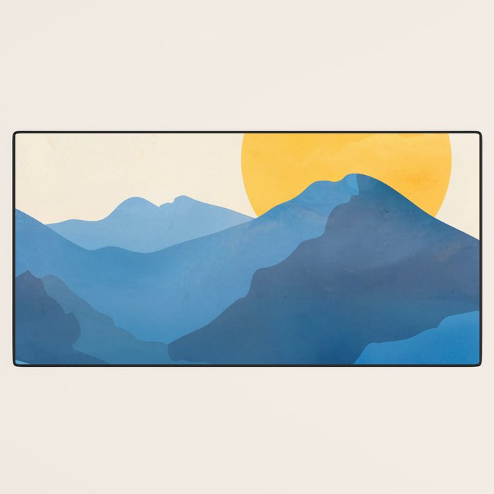 Minimalistic Landscape 10   Desk Mat Gallery Image 3