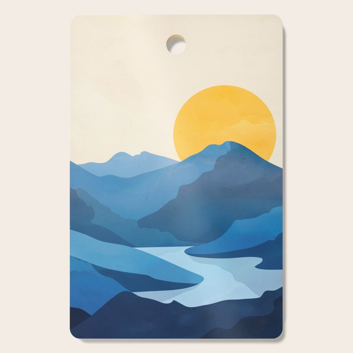 Minimalistic Landscape 10   Cutting Board Gallery Image 1