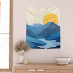 Minimalistic Landscape 10   Wall Tapestry Gallery Image 2