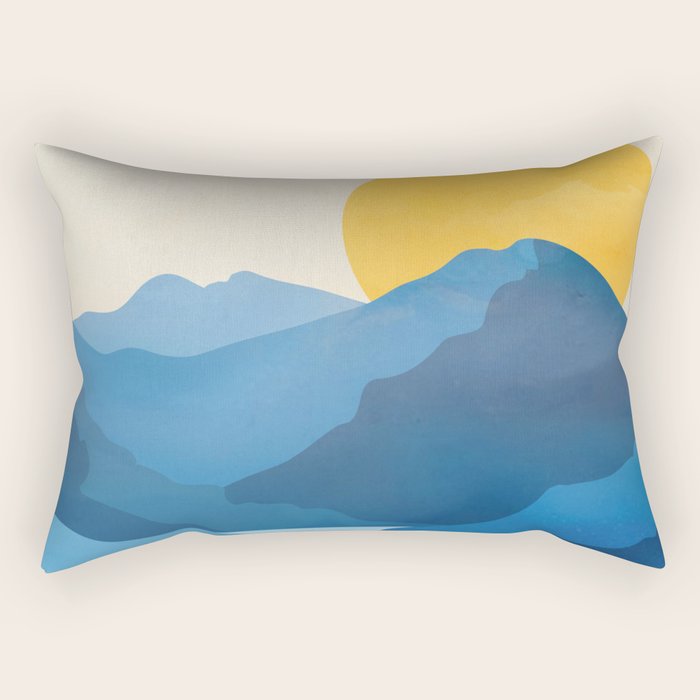 Minimalistic Landscape 10   Rectangular Pillow Gallery Image 2