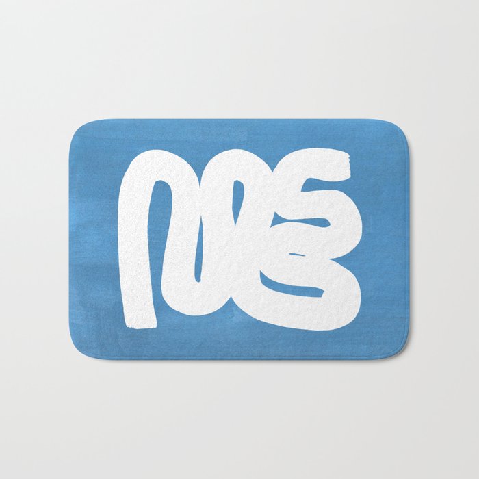 Baby Blue Wiggle Run Bath Mat Gallery Image 1