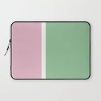 Color Block III Green Pink Laptop Sleeve Gallery Image 1