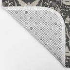 Spooky Things Two Tone - Black Beige Bath Mat Gallery Image 2
