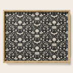 Spooky Things Two Tone - Black Beige Serving Tray Gallery Image 1