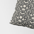 Spooky Things Two Tone - Black Beige Pillow Sham Gallery Image 4