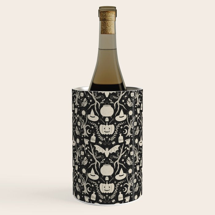 Spooky Things Two Tone - Black Beige Wine Chiller Gallery Image 1