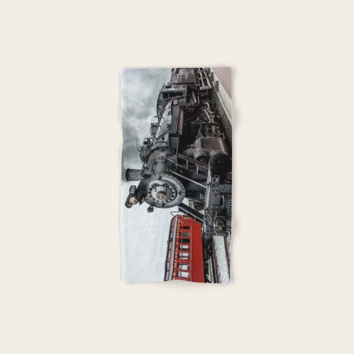 Strasburg Railroad Vintage Steam Locomotive Baldwin Train Engine Pennsylvania Bath Towel Gallery Image 1