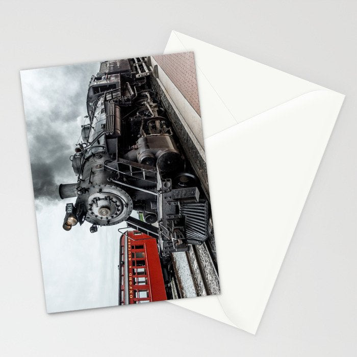 Strasburg Railroad Vintage Steam Locomotive Baldwin Train Engine Pennsylvania Stationery Card Gallery Image 2