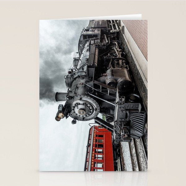 Strasburg Railroad Vintage Steam Locomotive Baldwin Train Engine Pennsylvania Stationery Card Gallery Image 2