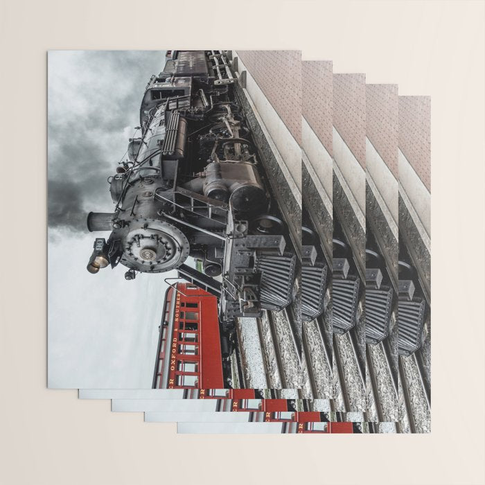 Strasburg Railroad Vintage Steam Locomotive Baldwin Train Engine Pennsylvania Wrapping Paper Gallery Image 3