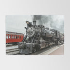 Strasburg Railroad Vintage Steam Locomotive Baldwin Train Engine Pennsylvania Rug Gallery Image 2