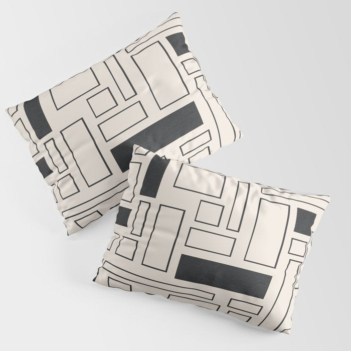 Lines in Motion 1 Pillow Sham Gallery Image 3