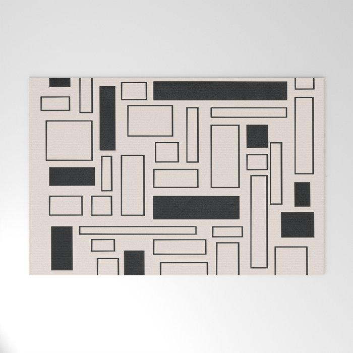 Lines in Motion 1 Welcome Mat Gallery Image 1