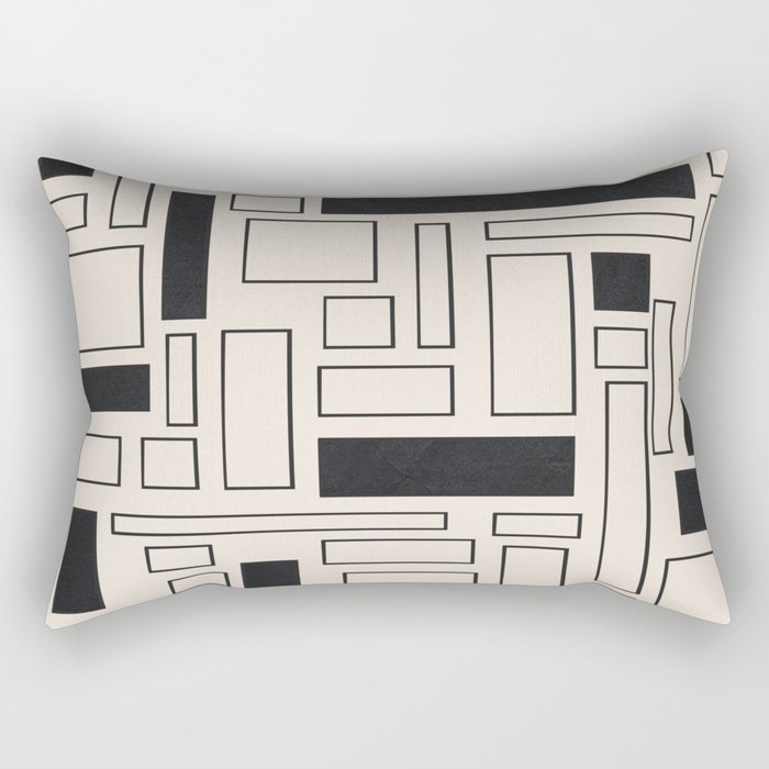 Lines in Motion 1 Rectangular Pillow Gallery Image 1