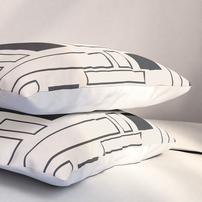 Lines in Motion 1 Pillow Sham Gallery Image 3