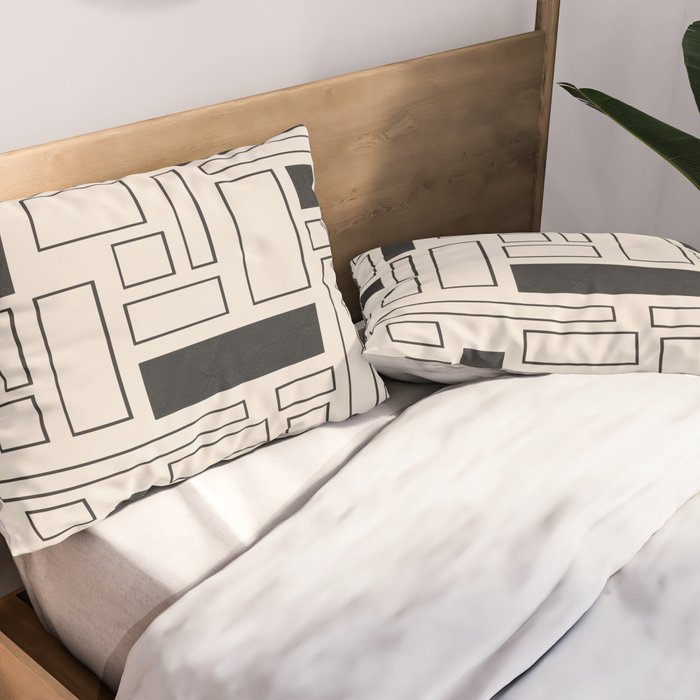 Lines in Motion 1 Pillow Sham Gallery Image 2