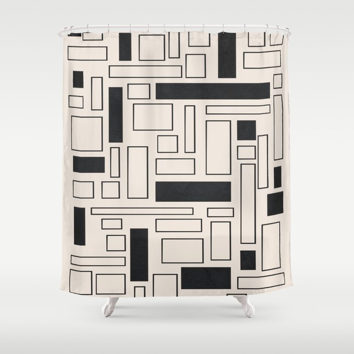 Lines in Motion 1 Shower Curtain Gallery Image 1