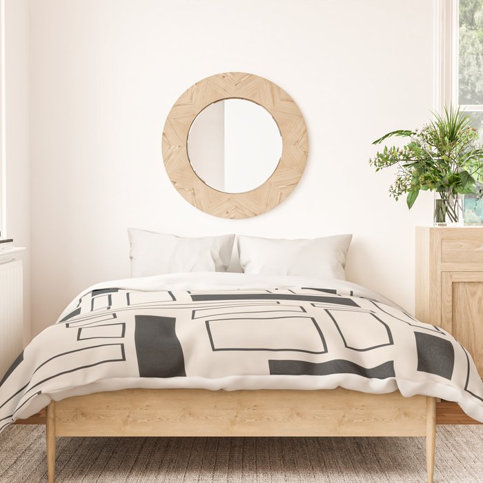 Lines in Motion 1 Duvet Cover Gallery Image 3