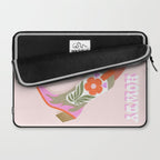 Cowgirl boots Howdy on soft pink Laptop Sleeve Gallery Image 2