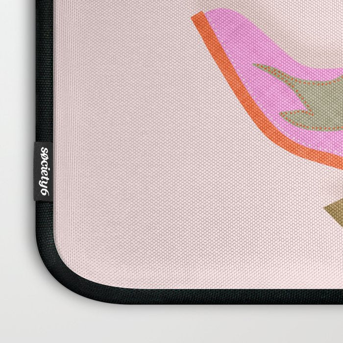 Cowgirl boots Howdy on soft pink Laptop Sleeve Gallery Image 3