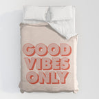Good Vibes Only Duvet Cover Gallery Image 6