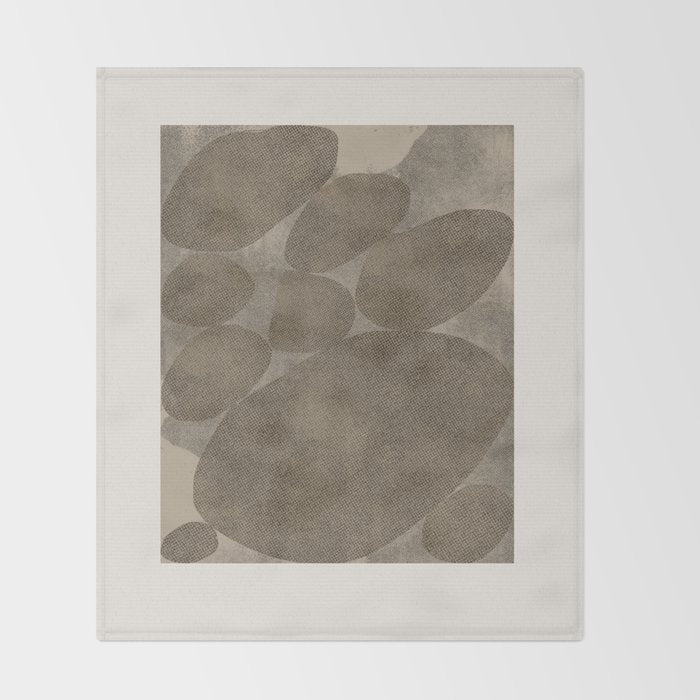 Abstract Composition Objects Throw Blanket Gallery Image 2