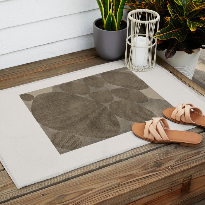 Abstract Composition Objects Outdoor Rug Gallery Image 2
