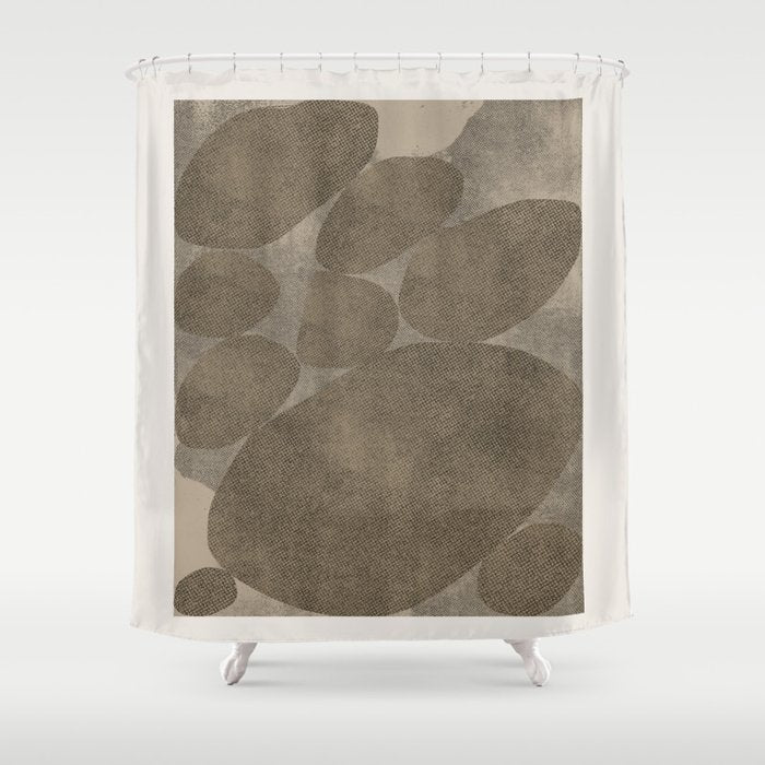 Abstract Composition Objects Shower Curtain Gallery Image 1