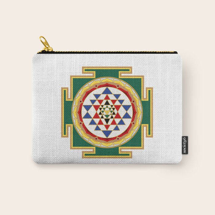 Sri Yantra colored Carry All Pouch Gallery Image 1